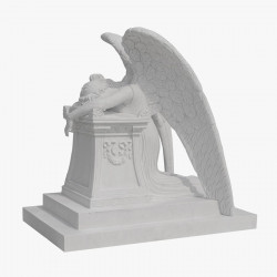 Скульптура из мрамора S_72 Скорбящий ангел